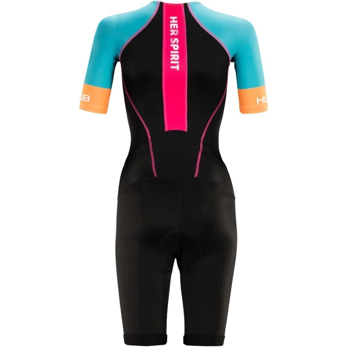 2024 Huub Frauen Her Spirit Long Course Suit HERSLCS - Black / Multi